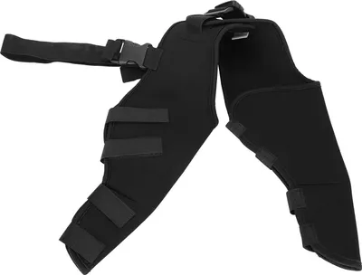 Immagine prodotto di Ginocchiera elastica regolabile per cani - Forte stabilità e protezione per le zampe posteriori - Recupero di zampe ferite o malate (XS)