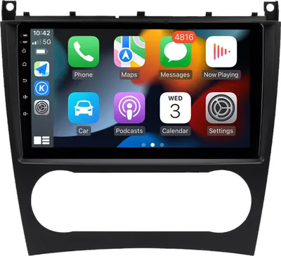Obrázok produktu pre 2+64G autorádio carplay pre Mercedes Benz triedy C W203 GPS Navi FM USB Android13 DAB+ SWC 4core