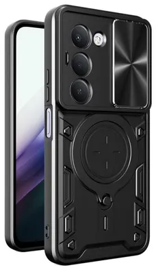 Obrázok produktu pre Techsuit - CamGuard Pro odolné puzdro s krytom fotoaparátu pre Xiaomi Redmi 15 4G / Redmi 15 5G - čierne
