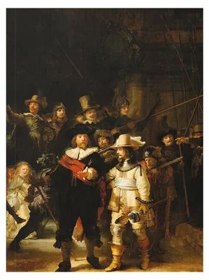 Productafbeelding van Museumwebshop – Kunstschetsboek, zachte kaft, Nachtwacht, Rembrandt