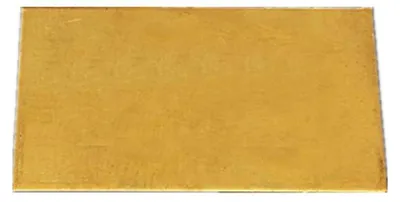 Messingplatte 3x60x100 mm, Gold, für Industrie & DIY