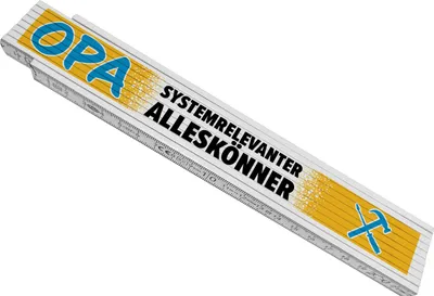 Produktbild von Opa systemrelevanter Alleskönner witziger Meterstab aus Holz