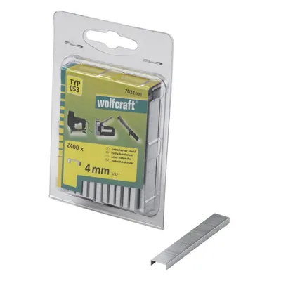 Produktbild von wolfcraft 2400 Klammern br,X-hart.Stahl Typ53 4mm