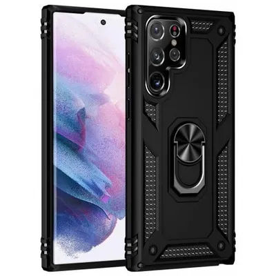 Produktbild von Armor Hülle für Samsung Galaxy S23 Serie - Farbe: Schwarz - Modellkompatibilität: Für Samsung Galaxy S22 Ultra