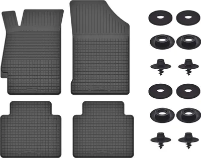 Produktbild von Gummimatten Mit Stoppern Für: Rover 600/ 618 / 620 / 623 (1993-1999) Schwarz Set