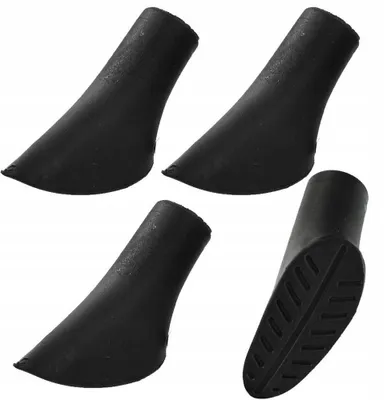 Imagen del producto de Sportech - Puntas para bastones de senderismo, goma (paquete de 4) SX1068 (talla única) (negro)