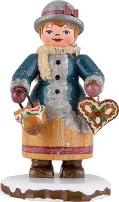 Produktbild von Winterkinder Pfefferküchlerin (7cm) von Hubrig Volkskunst