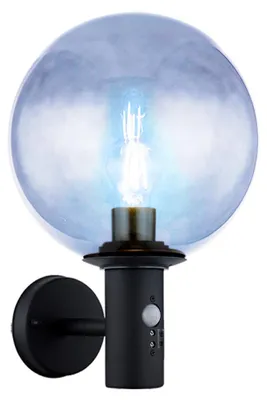 Produktbild von RGB LED Wandleuchte, Bewegungsmelder, Glas rauch, App Steuerung
