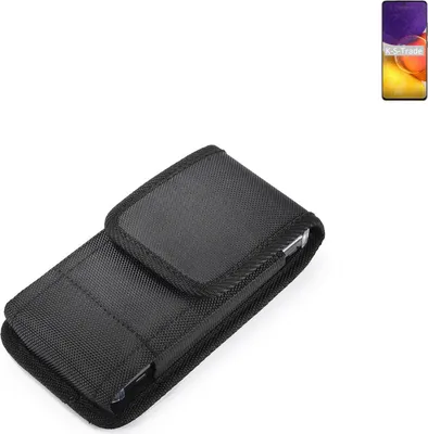 Produktbild von Holster Gürteltasche kompatibel mit Samsung Galaxy Quantum2 Holster Gürtel Tasche wasserabweisend Handy Hülle Schutz Hülle Outdoor schwarz