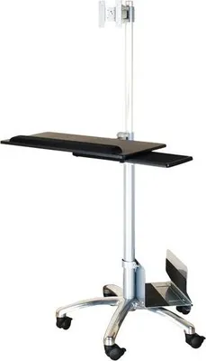 Imagen del producto de Soporte triple para monitores LCD - Kit de montaje (brazo articulado, abrazadera en forma de C, 5 articulaciones giratorias) - para 3 monitores LCD - Color - Tamaño de pantalla: hasta 68,6 cm (hasta 27 pulgadas)