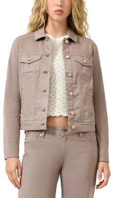 Produktbild von s.Oliver Damen Indoor-Jacke – Denim, tailliert, Haikragen