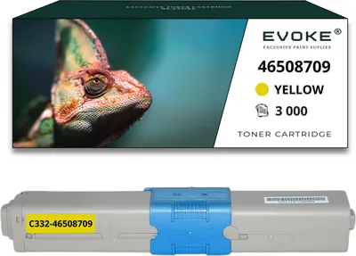 Immagine prodotto di Toner per OKI 46-C332XY 46508709 Giallo (giallo) | Ricambio per C 332 DN 332 DNw MC 332dn 363 DN 363 DNW MC 363 N