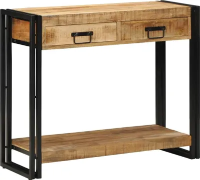 Immagine prodotto di Tavolo consolle Marrone 90 x 33 x 75 cm Legno di mango massello