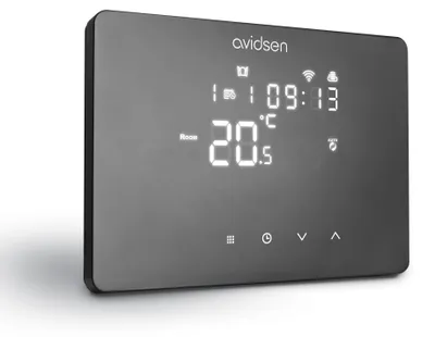 Produktbild von Verkabelter Wifi-Thermostat schwarz - HomeTemp - Avidsen - 127073