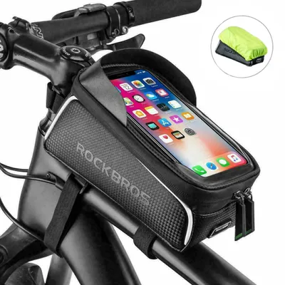 Produktbild von Rockbros 017-1BK Fahrrad Rahmentasche Wasserdichte Smartphonetasche