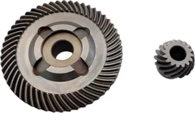 Produktbild von Trade-Shop Getriebe-Set (Tellerrad + Kegelrad) kompatibel mit Bosch GWS 20-180, GWS 18-230, GWS 19-230, GWS 20-230, GWS 21-230 Winkelschleifer