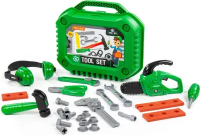 Produktbild von Werkzeugset Sägeohren Schlüssel Grün 26-teiliges 89434