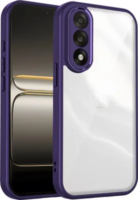 Produktbild von Hülle für OnePlus Nord 5 Transparente Rückseite TPU Bumper Stoßfest Handyhülle Lila