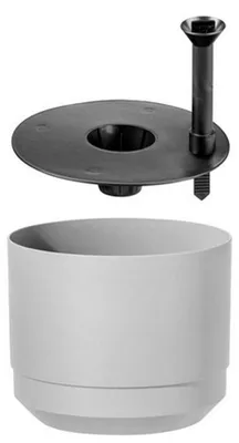 Produktbild von orthex Blumentopf PAULINA Durchmesser: 140 mm betongrau