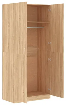 Image de Armoire debout - Armoire - Garderobe - Rangement - Armoire à linge - Design moderne et minimaliste