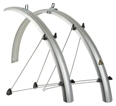 Productafbeelding van Spatbordenset 28 inch - 53 mm - Zilver