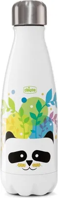 Image de Chicco Drinky Thermos pour enfants, réutilisable, bouteille en acier inoxydable, durable, maintient la température jusqu'à 6 heures, 1 pièce 350 ml