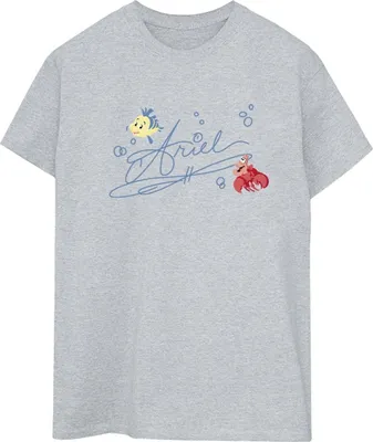 Produktbild von Disney - "The Little Mermaid" T-Shirt für Damen BI31128 (S) (Grau)