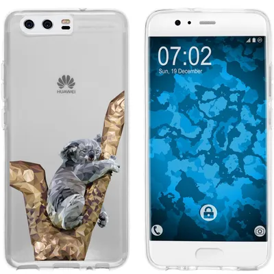 Produktbild von PhoneNatic Case kompatibel mit Huawei P10 Plus Silikon-Hülle Vektor Tiere Koala M9