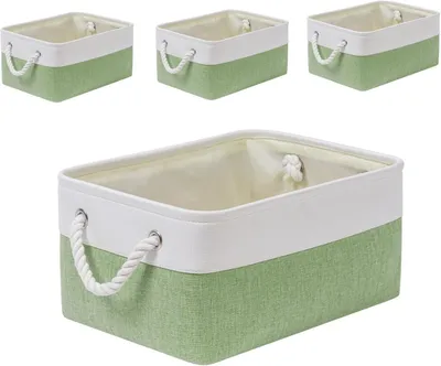 Image de Boîtes de rangement de 41x31x20 cm, lot de 4, pour vêtements