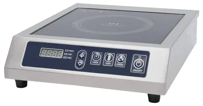 Produktbild von Induktionskochplatte Tischgerät - Induktionskochfeld - 3500 W Leistung - 10 Leistungsstufen - Edelstahlgehäuse - Elektrische Kochplatte für Küche