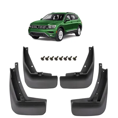 Produktbild von Schmutzfänger 4er-Set mit Befestigungssatz passend für VOLKSWAGEN TIGUAN II ALLSPACE 2017-2020 VORLIFT
