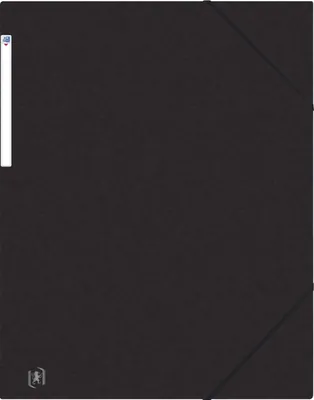 Produktbild von Oxford - Elastomap Top File+ A3 3 Klappen 390gr schwarz | 10 Stück