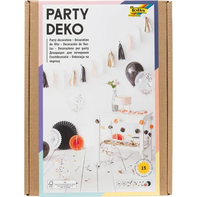 Produktbild von folia Party-Dekobox "Adults" 15-teilig