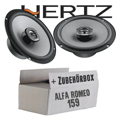 Produktbild von Lautsprecher Boxen Hertz X 165 - 16,5cm Koax Auto Einbauzubehör - Einbauset passend für Alfa Romeo 159 - justSOUND