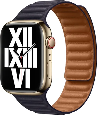 Produktbild von Apple MP833ZM/A Smart Wearable Accessoire Band Violett Leder