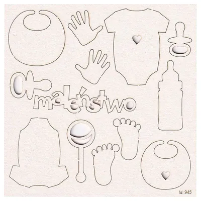 Immagine prodotto di TEKTURKA decorazioni per scrapbooking - Scrapiniec Set "Piccolo"