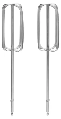 Produktbild von 2 Stück Edelstahl-Handmixer-Aufsätze, Ersatz-Eiquirl-Klingen, Teigkneter-Aufsätze für die Küche und das Backen