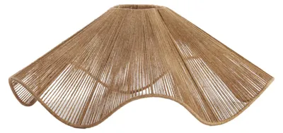 Produktbild von Light & Living - Lampenschirm Fodara - Braun - 53x53x29cm - Stoffschirm für E27