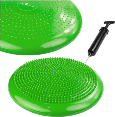 Produktbild von Sensomotorisches Kissen 34 cm Rücken Training gleichgewichtskissen + Pumpe Grün