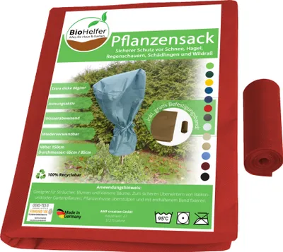 Produktbild von AMF Life Wintervlies+Bänder, für Pflanzen 1,5m x 3m - 80g/m² rot