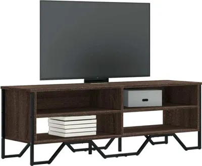Productafbeelding van Maison Exclusive - TV-meubel, bruin, eikenlook, 122x34x41 cm, houtvezel
