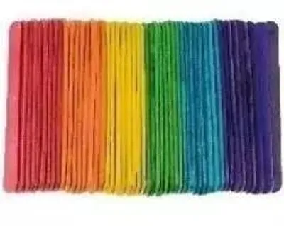 Zdjęcie produktu dla Patyczki kreatywne Jumbo mix kolorów 11,4 cm 50 sztuk