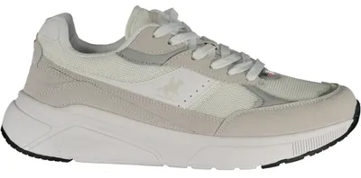 Produktbild von Moderner weißer Herrensneaker mit grauen Details und Komforteinlage