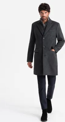 Produktbild von Ombre Mantel  für Männer  grau  S