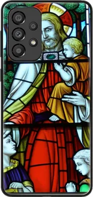 Produktbild von König Design Hülle kompatibel mit Samsung Galaxy A33 5G Kunststoff Soft Handyhülle - Handy Case Gottes Segen