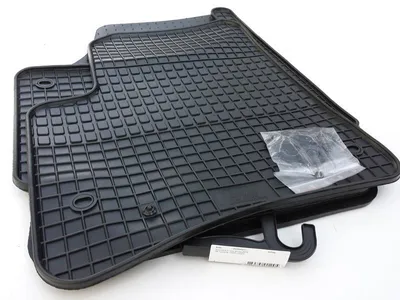 Produktbild von für VW Touareg ab 11/2002-03/2010 Passform PETEX Gummimatten 4-teilig schwarz Allwettermatten Gummifußmatten