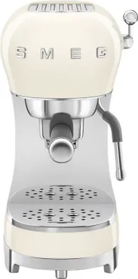 Produktbild von SMEG ECF02CREU Siebträger Espresso-/Kaffemaschine Creme, Einfacher oder doppelter Espresso, Einfache