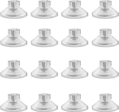 Image de Lustres à vis - 16 pièces - transparents - PVC - Fenêtres - Cuisine - Salle de bains