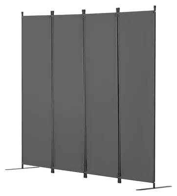 Produktbild von Raumteiler Trennwand 4-teiliger Paravent Stellwand, faltbarer Sichtschutz für Büro Schlafzimmer Esszimmer Arbeitszimmer Balkon