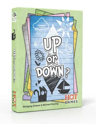 Produktbild von HOT Games Kartenspiel Up or Down - strategisches Familienspiel